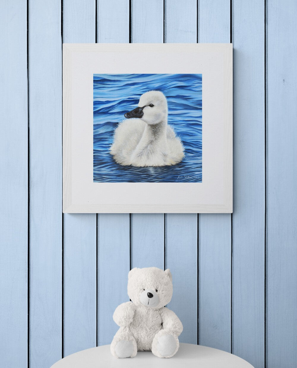 Sweet Cygnet Art Print
