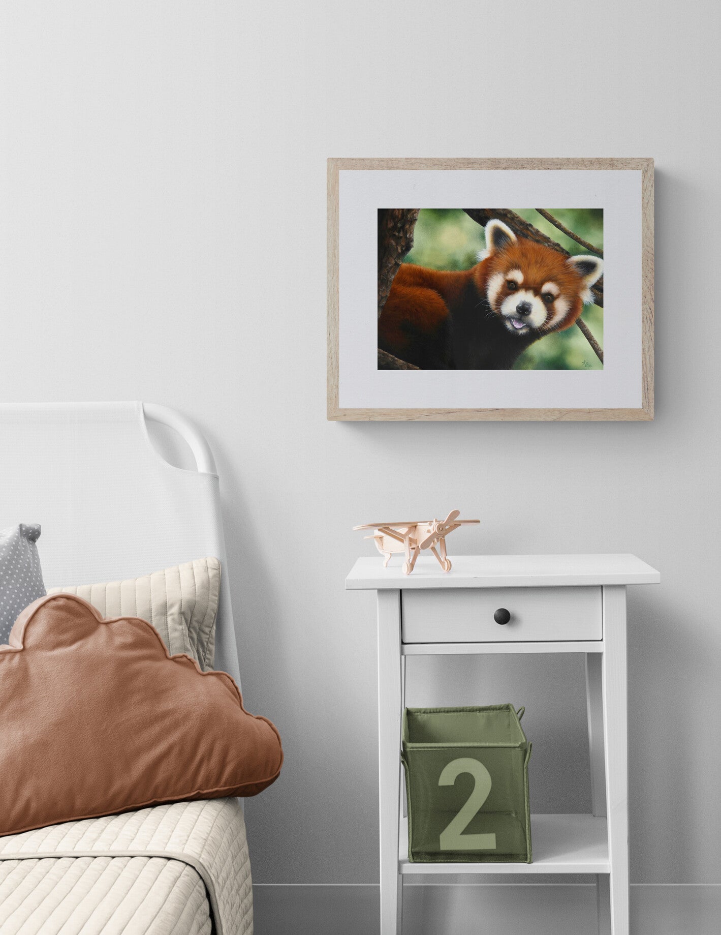 Curious Playmate Art Print